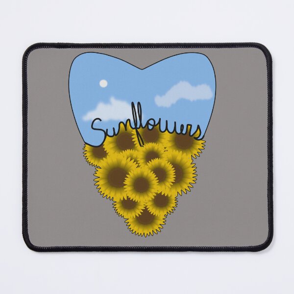 Item preview, Split Sunflower Hearts with Sky – Cottagecore Floral Girasol Aesthetic Design designed and sold by BelievingCreates.