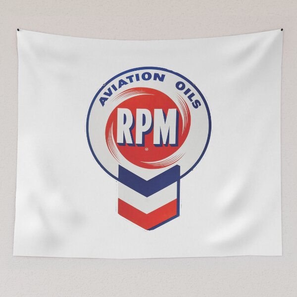 Aperçu de l'œuvre Huile aviation Vintage RPM créée et vendue par QuayTradingCo.