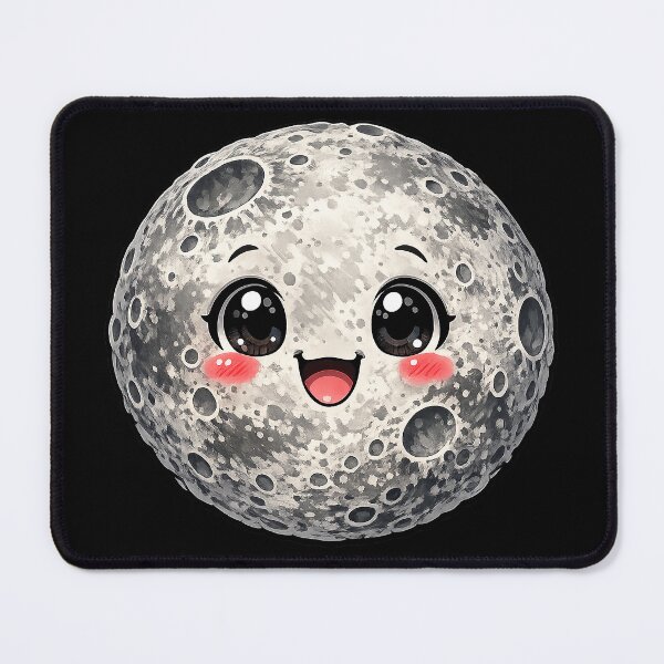 Item preview, Cute Smiling Full Moon designed and sold by LindaBurnsidel.
