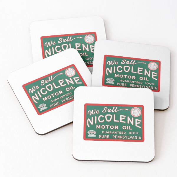 Item preview, Vintage Nicolene Motor Oil designed and sold by QuayTradingCo.