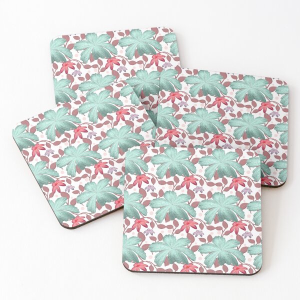 Item preview,   Soft Pastel Floral Pattern | Elegant Leaves and Flowers | Seamless Botanical Design designed and sold by HopeAndHustle.