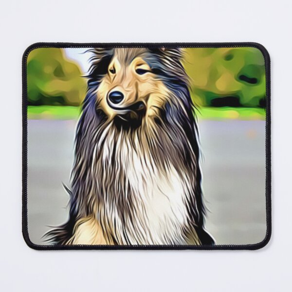 Item preview, A majestic Shetland Sheepdog sitting with elegant poise. designed and sold by ZoroDesign.