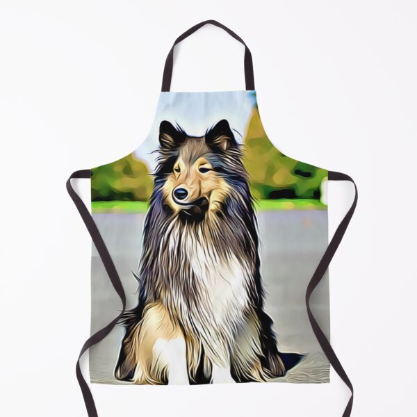 Item preview, A majestic Shetland Sheepdog sitting with elegant poise. designed and sold by ZoroDesign.