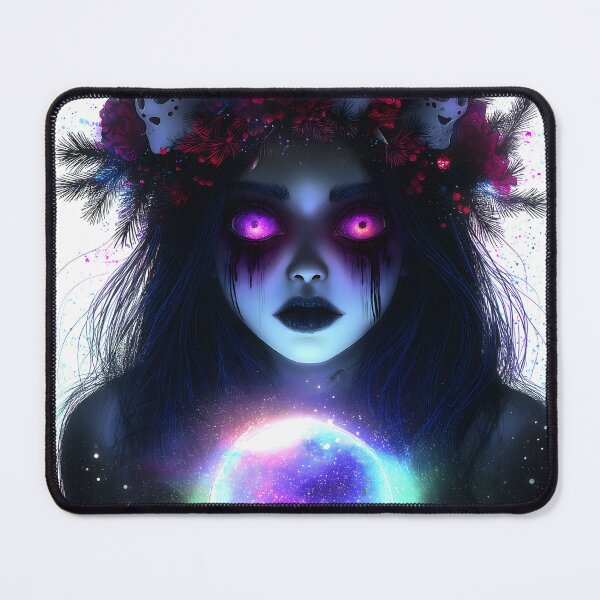 Item preview, She Who Holds the Galaxy Dark Witch Art designed and sold by DonaldWaltersxx.