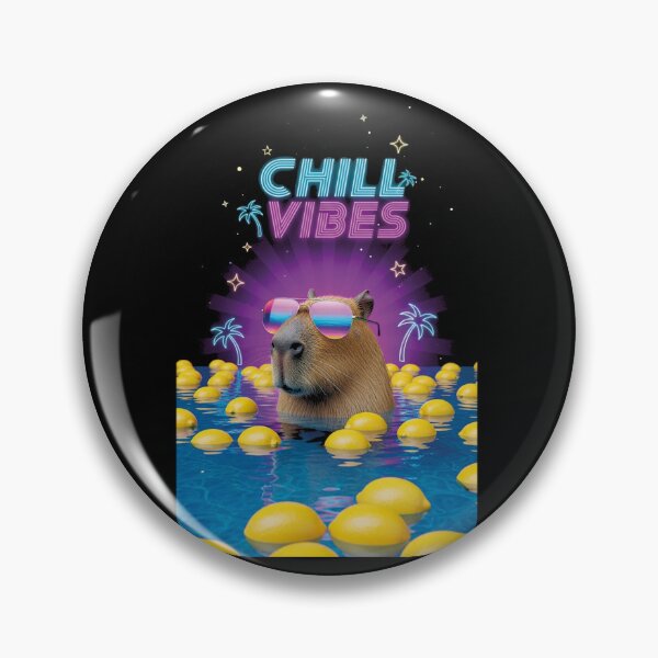 Item preview, Capybara Chill Mode — Zero Stress, Maximum Vibes designed and sold by FlamaC.