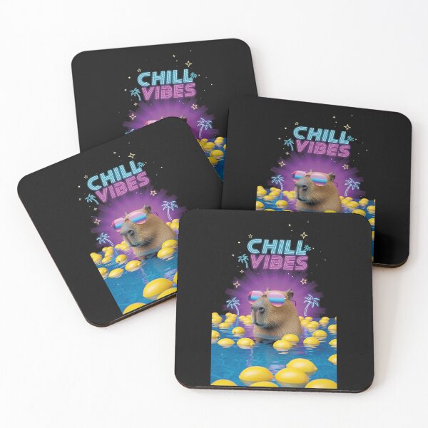 Item preview, Capybara Chill Mode — Zero Stress, Maximum Vibes designed and sold by FlamaC.