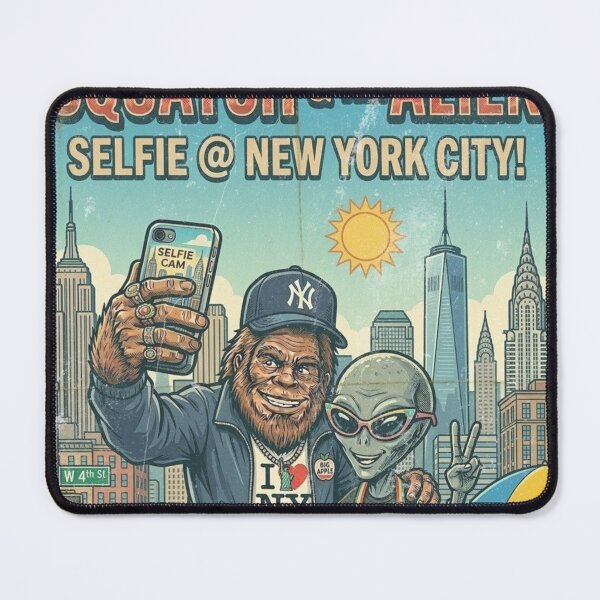 Item preview, Squatch & The Alien Travel - New York designed and sold by 3D SONS SUPPLY.