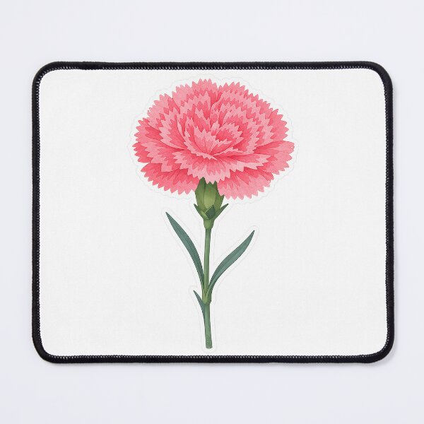Item preview, Pink Carnation Sticker | Botanical Flower Illustration | Carnation Gift for Mother's Day designed and sold by Symbol Universe.