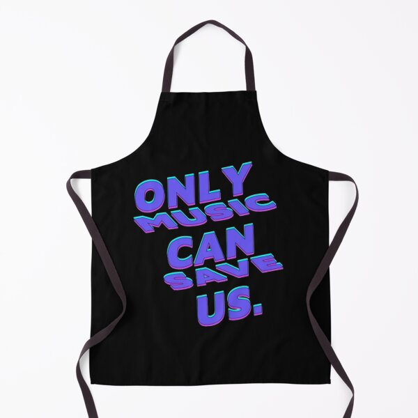 Item preview, Only Music Can Save Us Neon Glow Quote designed and sold by creativerooney.