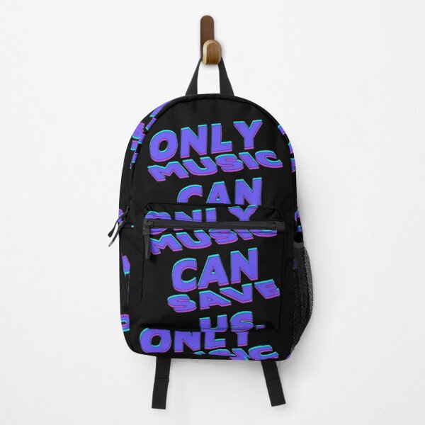 Item preview, Only Music Can Save Us Neon Glow Quote designed and sold by creativerooney.
