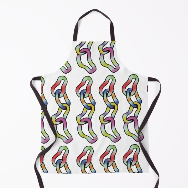 Item preview, Rainbow Wiggle Chains Pattern designed and sold by sleepyheadedbb.