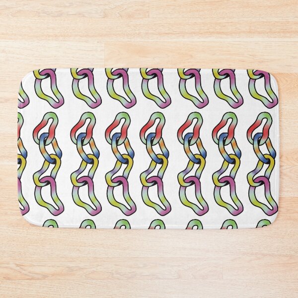 Item preview, Rainbow Wiggle Chains Pattern designed and sold by sleepyheadedbb.