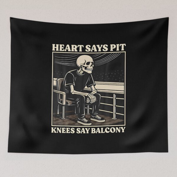 Item preview, Heart Says Pit Knees Say Balcony designed and sold by nelsonjessica14.