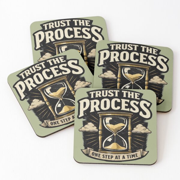 Item preview, Trust The Process One Step At A Time designed and sold by PrintRavista.