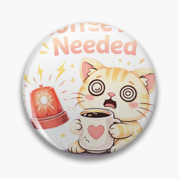 Artikelvorschau, Kaffeenotfall? ☕ | Gehirn reagiert nicht entworfen und verkauft von Kawaii Cosmos Cats.