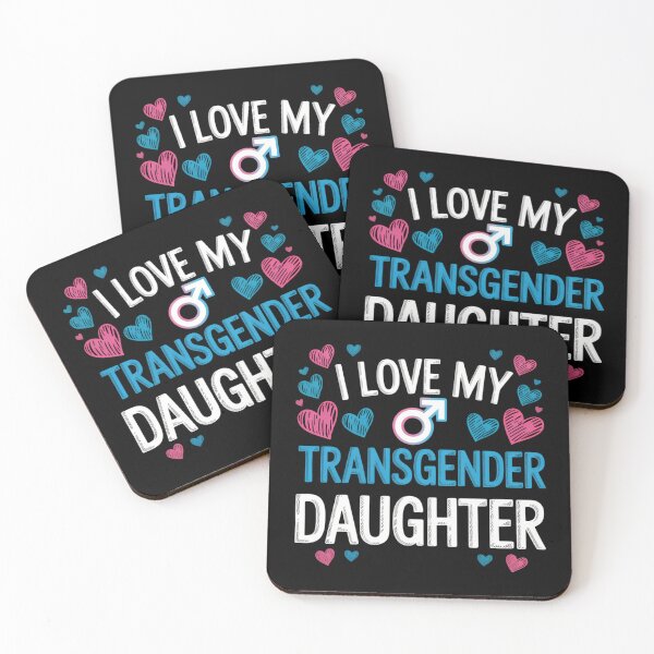 Item preview, I Love My Transgender Daughter Trans Pride Flag Ally Mom Dad designed and sold by TyraYoung.