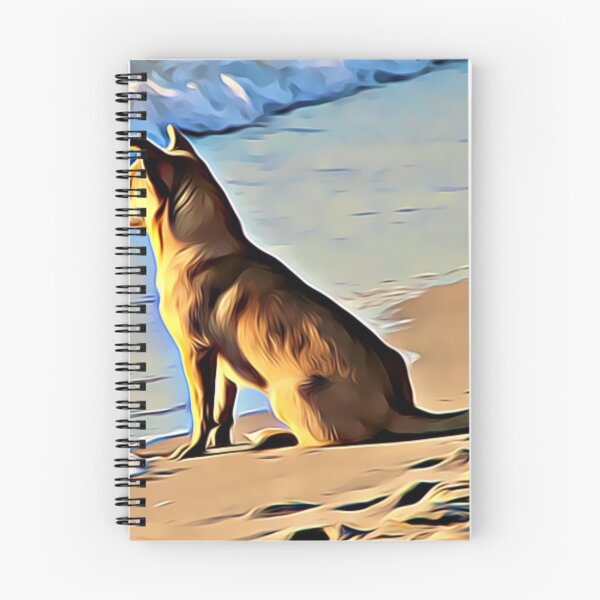 Item preview, A contemplative dog gazing at the ocean waves. designed and sold by ZoroDesign.