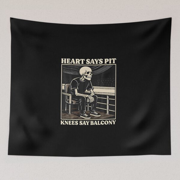 Item preview, Heart Says Pit Knees Say Balcony designed and sold by carolinemorrise.