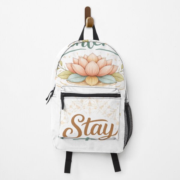Item preview, Stay Centered Lotus Mandala Design – Mindfulness Yoga Aesthetic Quote Art, Calm Spiritual Meditation Typography designed and sold by Sanika arts .