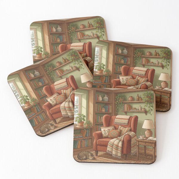 Item preview, Cozy reading nook!!! - Cozy Book Lover - A cozy reading corner - A cozy paradise for book lovers designed and sold by SoffyLee586.