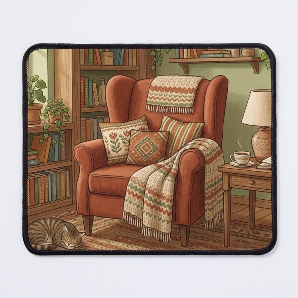 Item preview, Cozy reading nook!!! - Cozy Book Lover - A cozy reading corner - A cozy paradise for book lovers designed and sold by SoffyLee586.