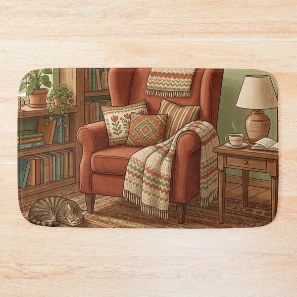 Item preview, Cozy reading nook!!! - Cozy Book Lover - A cozy reading corner - A cozy paradise for book lovers designed and sold by SoffyLee586.