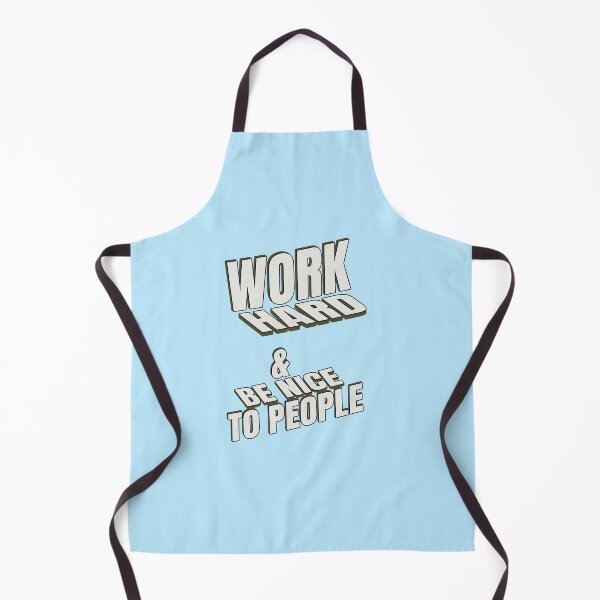 Item preview, Work Hard & Be Nice To People White Bold Quote designed and sold by creativerooney.
