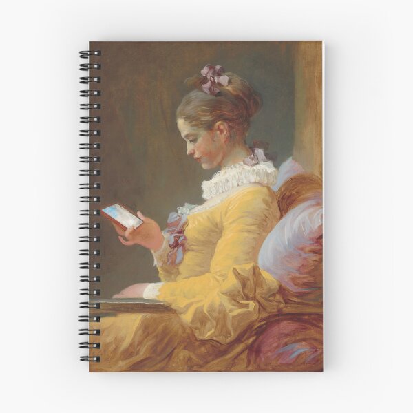 Item preview, Young girl reading on cell phone adapted vintage artwork for a new age designed and sold by Fun Art by J & G.