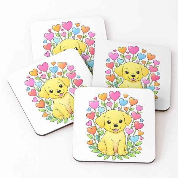 Item preview, Dog and Flowers Cute Floral Pet Art designed and sold by SoftSproutstu.