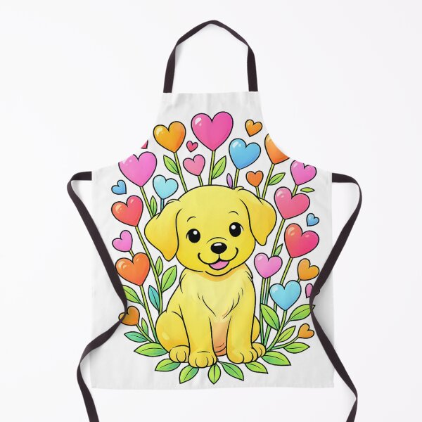 Item preview, Dog and Flowers Cute Floral Pet Art designed and sold by SoftSproutstu.