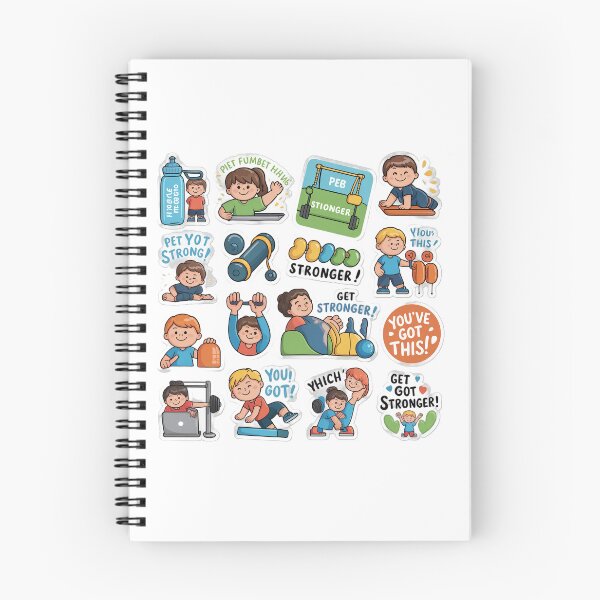 Item preview, Physical Therapist Sticker Pack designed and sold by Medical Inspired Designs.