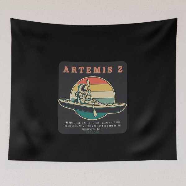Item preview, Artemis 2 Mission To The Moon Vintage Funnny Design designed and sold by Kimanhgrany.