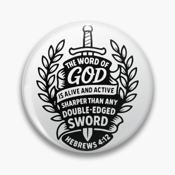 Item preview, Hebrews 4:12 For The Word of God is Alive and Active designed and sold by plushism.