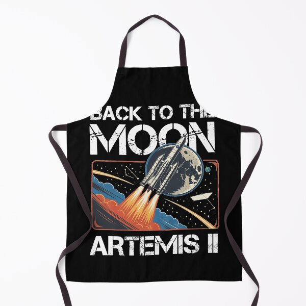 Item preview, Vintage Artemis II Back To The Moon designed and sold by JustuKitties.
