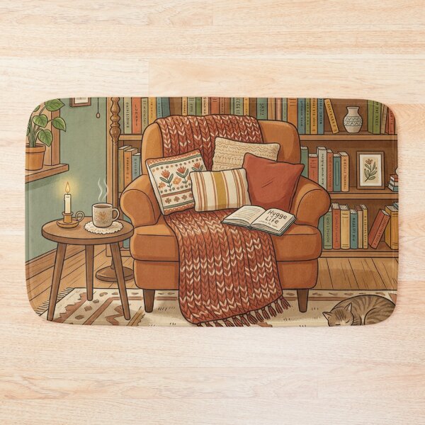 Item preview, Cozy reading nook!!! - Cozy Book Lover - A cozy reading corner - A cozy paradise for book lovers designed and sold by SoffyLee586.