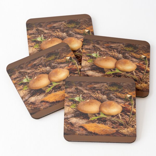 Item preview, Impressionist Autumn Mushrooms in Arkansas Forest designed and sold by Blossom-Breeze.