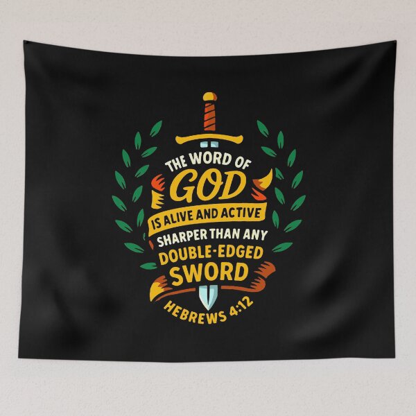 Item preview, Hebrews 4:12 For The Word of God is Alive and Active designed and sold by plushism.