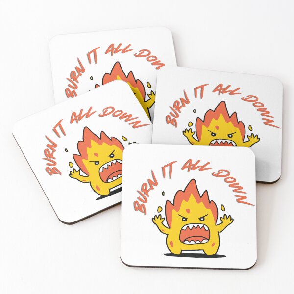 Item preview, Burn It All Down designed and sold by Bratty Inner Child.
