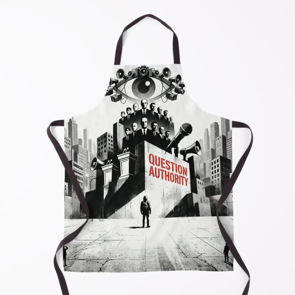 Item preview, Question Authority Modern Protest Aesthetic Graphic Artwork designed and sold by TheTSauce.