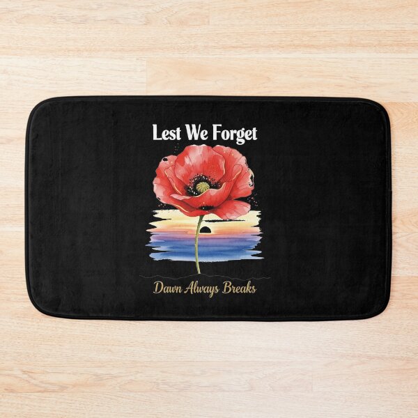 Item preview, Lest We Forget — Dawn Always Breaks — ANZAC Tribute Poster designed and sold by FlamaC.