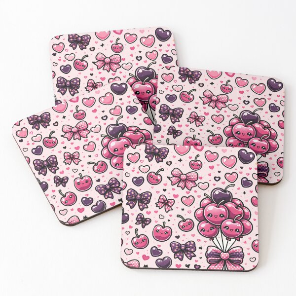 Item preview, Kawaii Cherry Pattern designed and sold by KiwiGrizzly.