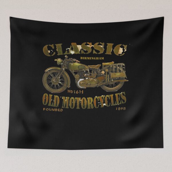 Item preview, Vintage Classic Motorcycle Birmingham Retro Tee designed and sold by FroggyBaBoy.
