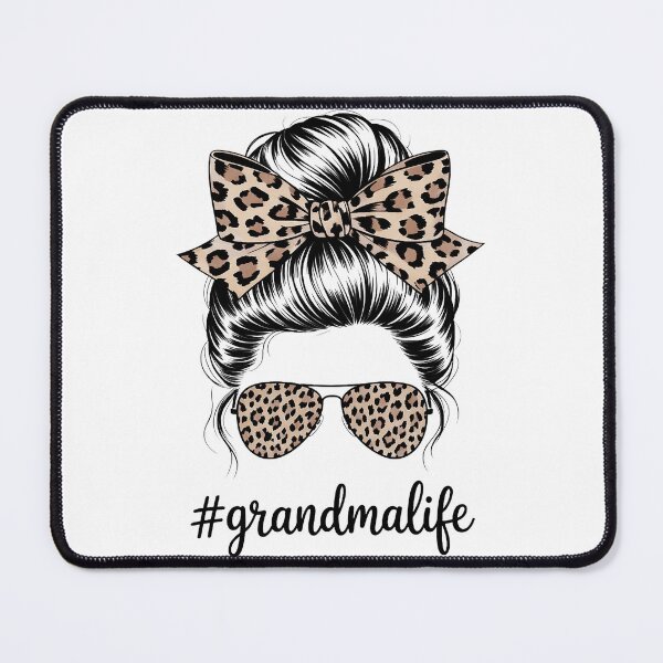 Item preview, Grandma Life Bleached Leopard Messy Bun Mother's day designed and sold by TyraYoung.