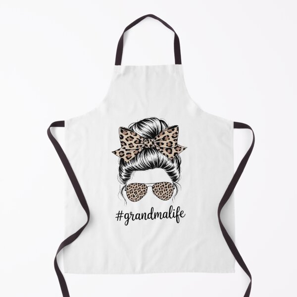 Item preview, Grandma Life Bleached Leopard Messy Bun Mother's day designed and sold by TyraYoung.