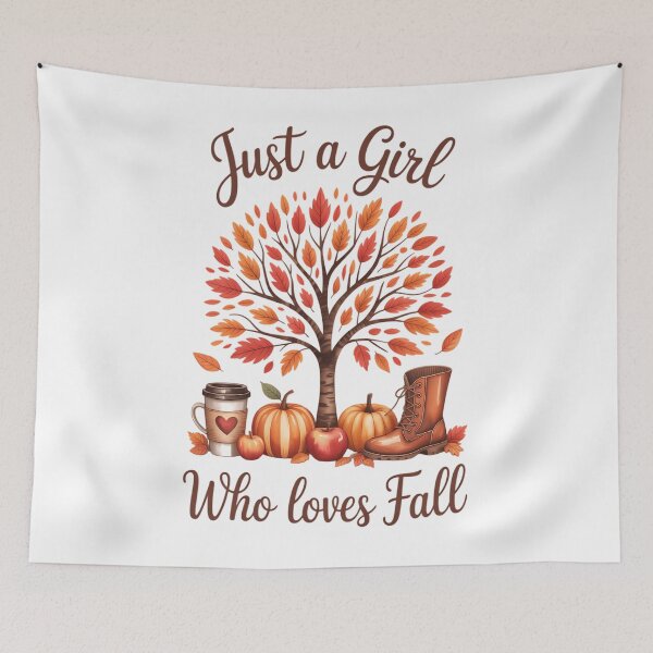 Item preview, Just A Girl Who Loves Fall Pumpkin Spice Latte Cute Autumn designed and sold by TyraYoung.