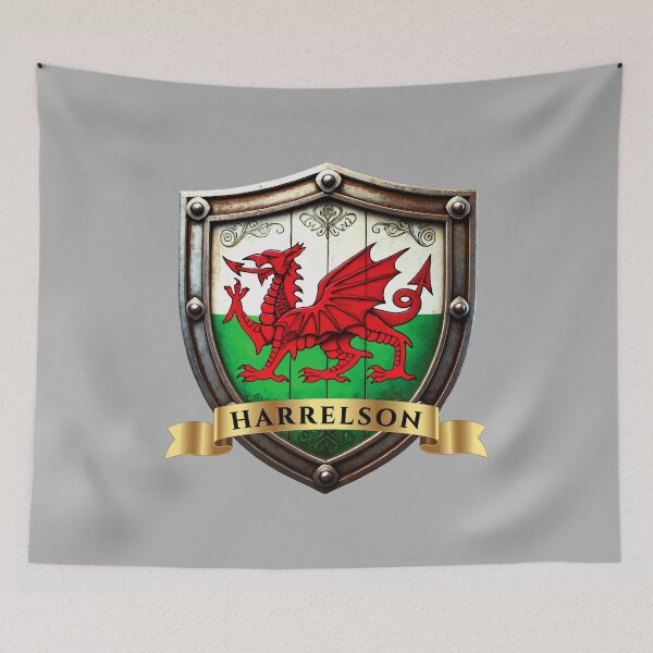 Item preview, Harrelson Welsh Heritage Crest Shield designed and sold by Highlandkings.