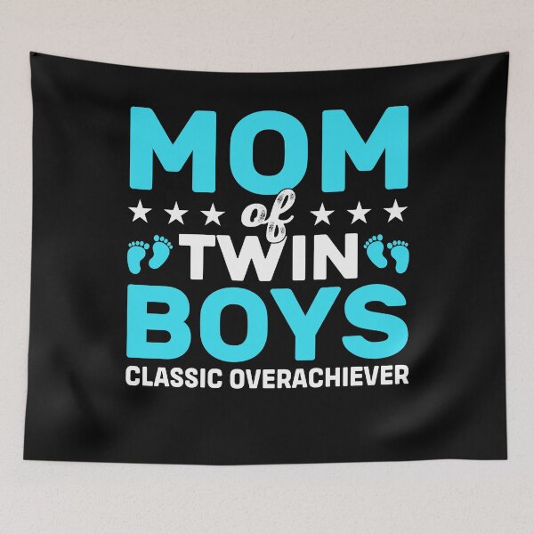 Item preview, Funny Mom of Twin Boys Overachiever Gift designed and sold by KroghDs.