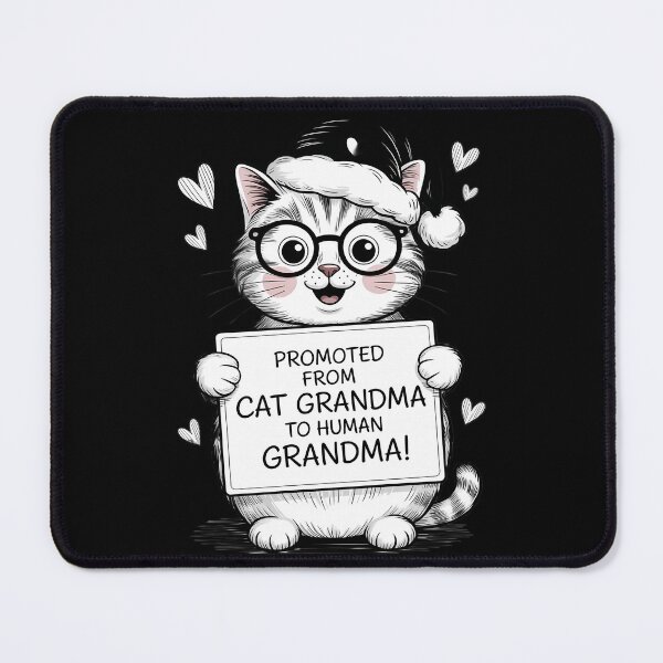 Item preview, promoted from cat grandma to human grandma 2026 designed and sold by TyraYoung.