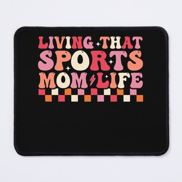 Item preview, Retro Groovy Sports Mom Life Checkerboard designed and sold by KroghDs.