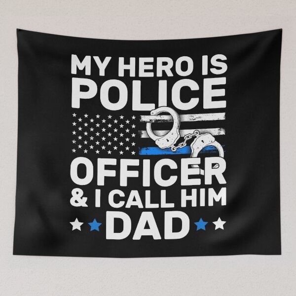 Item preview, My Hero Police Officer Dad Kids designed and sold by KroghDs.